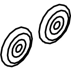 HSK Ersatzteile 4x Gelenkrollen komplett, E30261-1 E30261-1