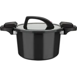 GSW Energiespartopf Gourmet Nero 24cm, 6 L