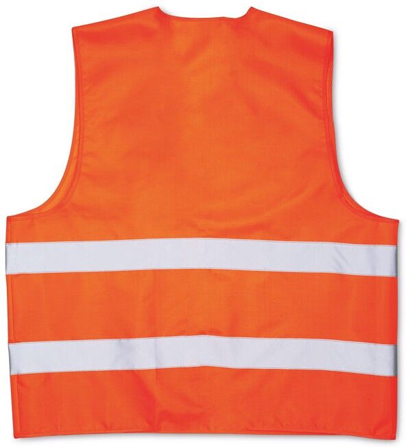 Gilet de sécurité personnalisé, confortable et protecteur - VISICOAT orange