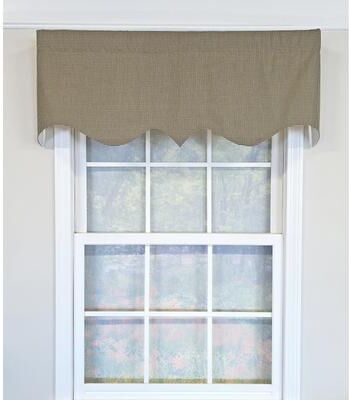RLF Home Palermo Pin Check Regal Valance