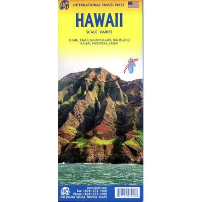 Hawaii State 1:150000, Karte von , International Travel Maps, 978-1-77129-342-6