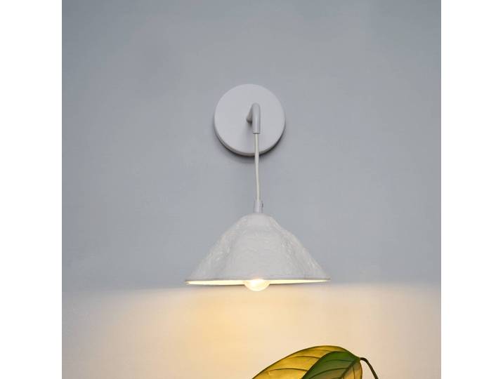 OSRAM Wandlampe Decor Lotus Leaf, dimmbar, weiß / opal, für Wohn- / Esszimmer, Papier / Lunolit / Lunopal, Wandleuchte, Wandlampe Innen