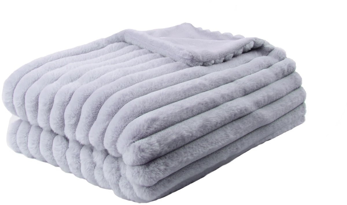 Ulster Weavers Morritz Plaid Deken - Grijs - 130 x 180 cm