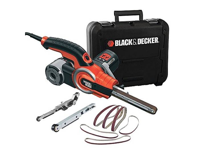 BLACK+DECKER Lime électrique 400W\, KA902EK-QS 9 accessoires et mallette inclus