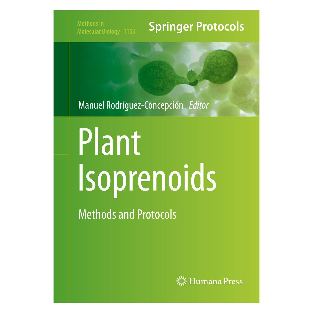 Springer Plant Isoprenoids (Englisch, Hardcover, Manuel Rodríguez-Concepción) (9781493906055)