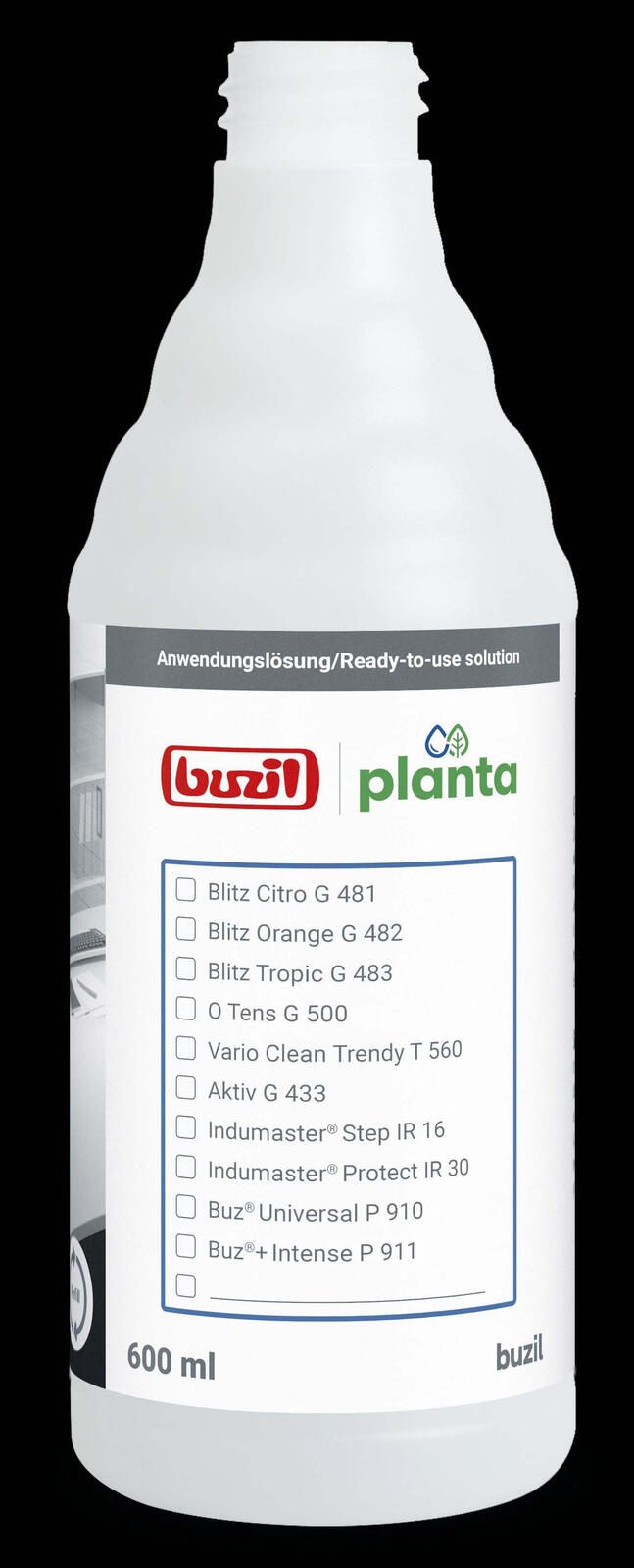 buzil Sprühflasche Oberfläche H308-0600