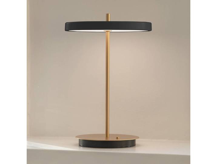 UMAGE LED Tischlampe Asteria Move, dimmbar, messing / gold, für Wohn- / Esszimmer, Metall, Design