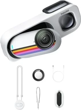 Insta360 GO 3S Retro Bundle (Special Edition) - Canvas White 64 GB