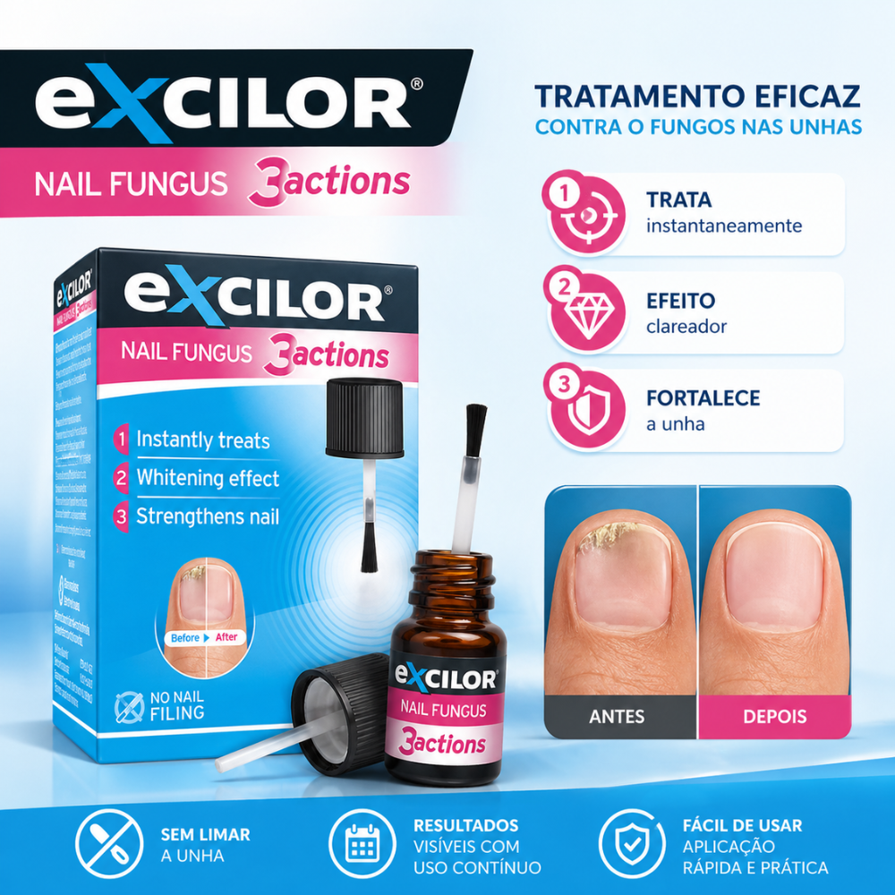 Excilor Nail Fungus 3 Actions Solution 7mL