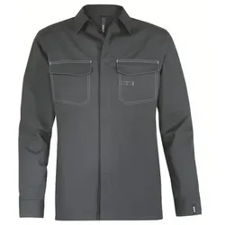 Langarmhemd suXXeed greencycle anthrazit, Größe 4XL - anthrazit - 4XL