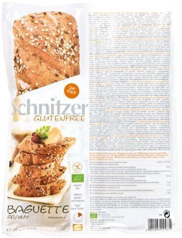 Schnitzer Baguette gluten seed bio 320g 320 gr