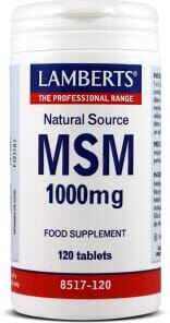 Lamberts MSM 1000mg 120 Tabs