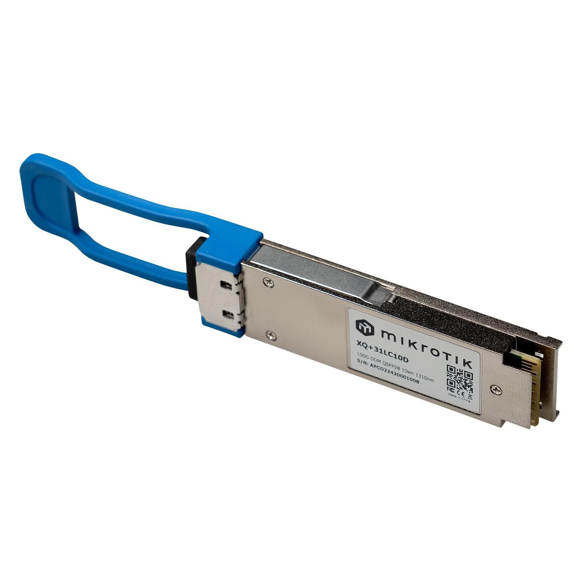 MikroTik XQ+31LC10D Netzwerk-Transceiver-Modul Faseroptik 100000 Mbit/s QSFP28 1309 nm (XQ+31LC10D)