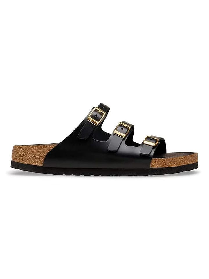 Birkenstock Pantoletten "Florida" in Schwarz - 39