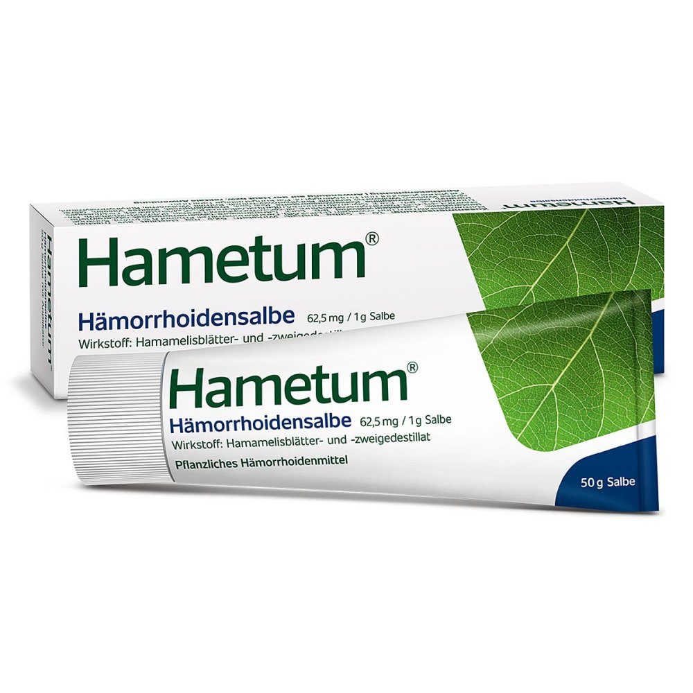 Dr.Willmar Schwabe GmbH & Co.KG Hametum Hämorrhoidensalbe 07579894