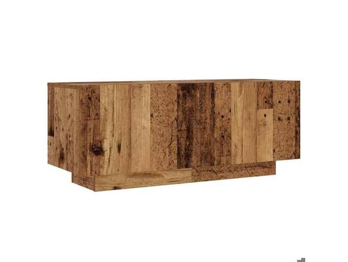 Console TV VENT-FLASH - Banc TV Meuble TV - vieux bois 100x35x40 cm bois d'ingénierie - Meuble de Salon（25451）ZLH