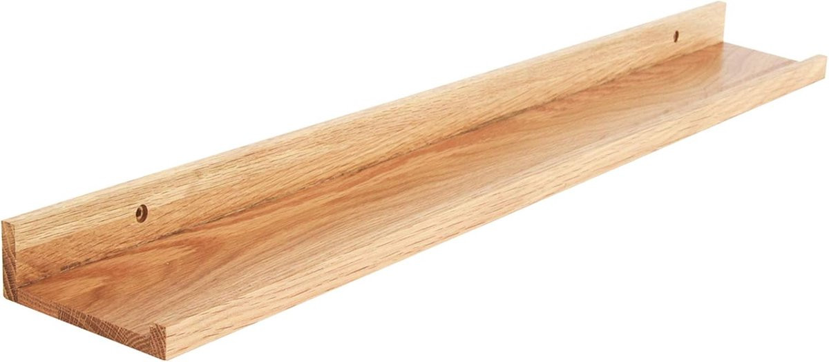 Houten Wandplank Hoekrek voor Keuken, Badkamer of Woonkamer