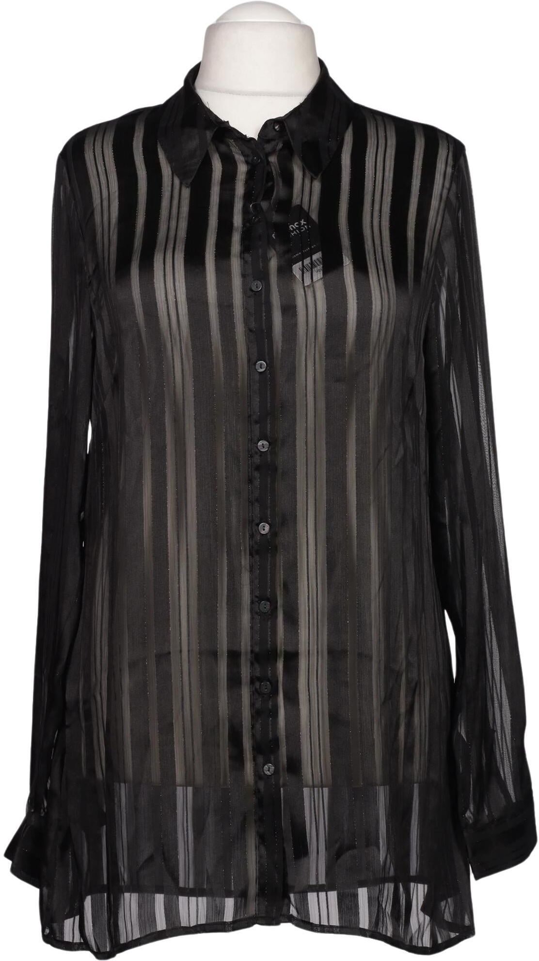 Long Tall Sally Damen Bluse, Schwarz, Gr. EU 44, Synthetik - Second Hand