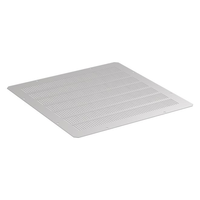 EFB Elektronik Modul mit Perforation, Öffnung A, RAL7035, für Schrankserie PRO, Moduleinsatz für Sch (PRO-MOD02A.GR)