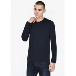 A|X Armani Exchange für Herren. 8NZM77ZJA5Z1510 Maglia marineblauer Pullover (M), Lässig, Baumwolle, Langarm