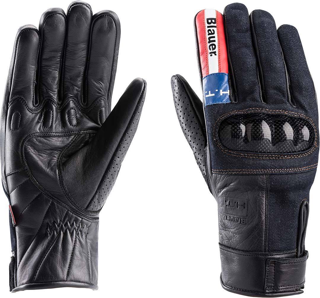 Blauer Combo Carbon Denim USA Motorradhandschuhe 12CBKGA06036-HG0003-HG03-XL