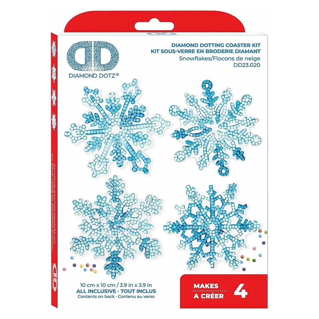 Diamond Dotz Diamond Painting Untersetzer Schneeflocken (4895225945566-4895225945566)