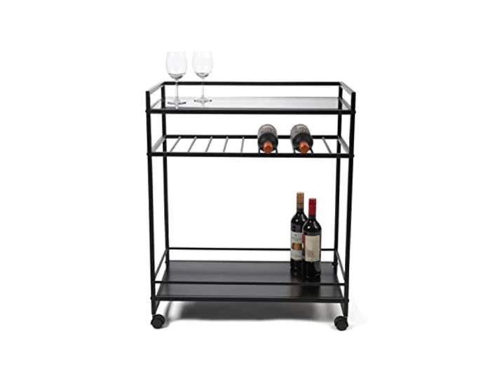 M2 Kollektion Beistelltisch Berlin 4 in schwarz, B/H/T=70x86x37cm