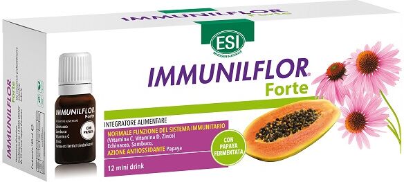 ESI Srl Esi, Immuniflor Forte Papaya, 12 Flaconi