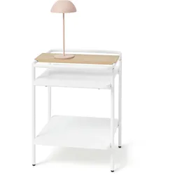 Tchibo - Beistelltisch - 40x40x50,5cm - weiß -