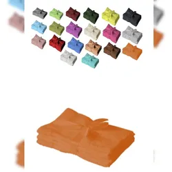 EXKLUSIV HEIMTEXTIL Handtuch 4er Set 50 x 100 cm Terrakotta