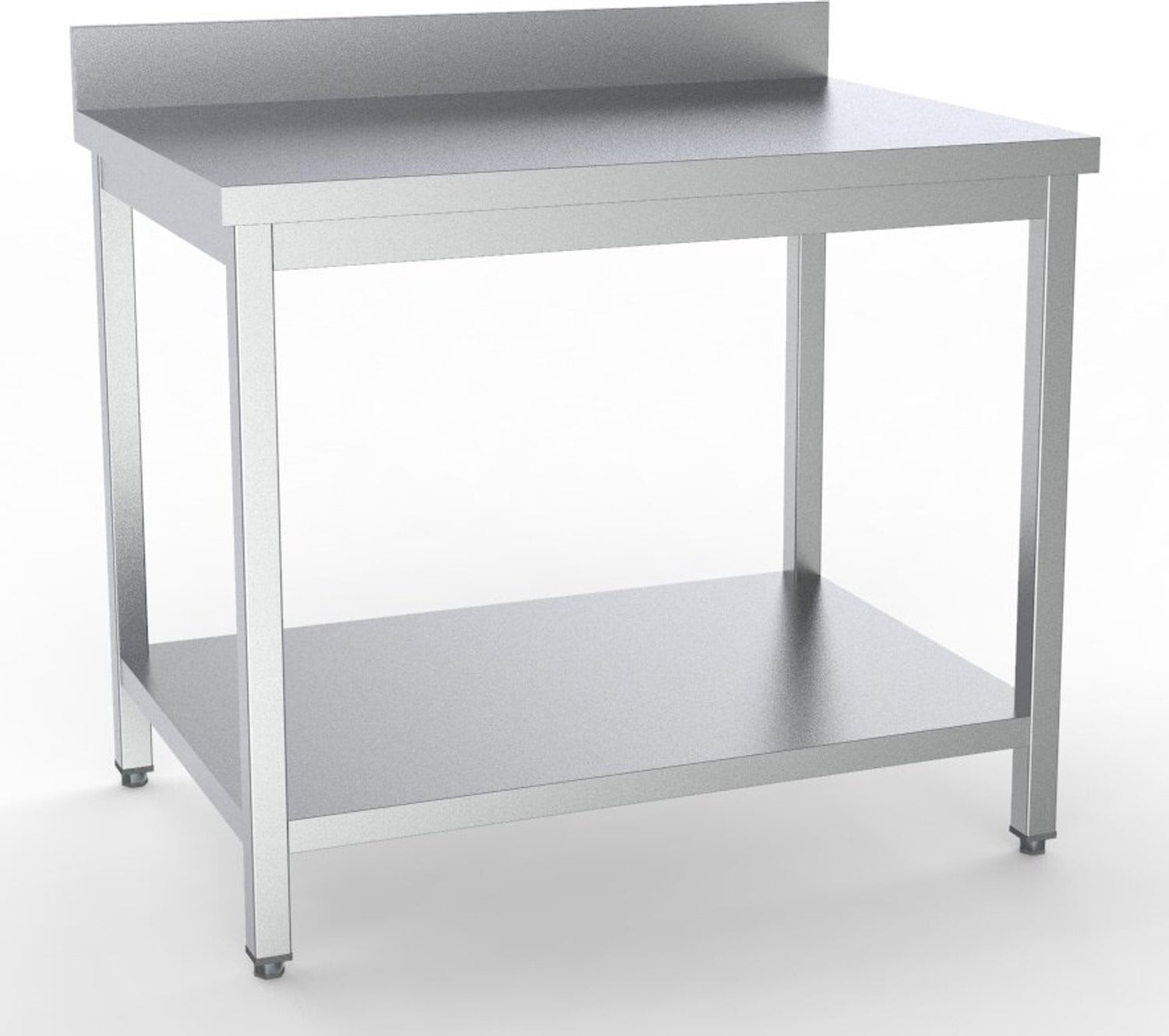 Combisteel Werktafel met demontabele bodemschap en rand 1400 mm