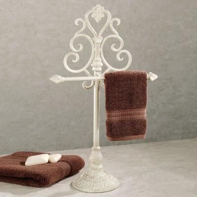 Touch of Class Aldabella Creamy Gold Towel Stand/Jewelry Holder , Creamy Gold