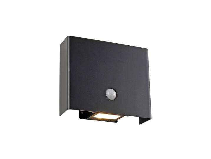 JUST LIGHT Wandleuchte AMIN , schwarz, 2, H: 15cm, 1 Stk., Leuchten, Akkuleuchte, Wandleuchte