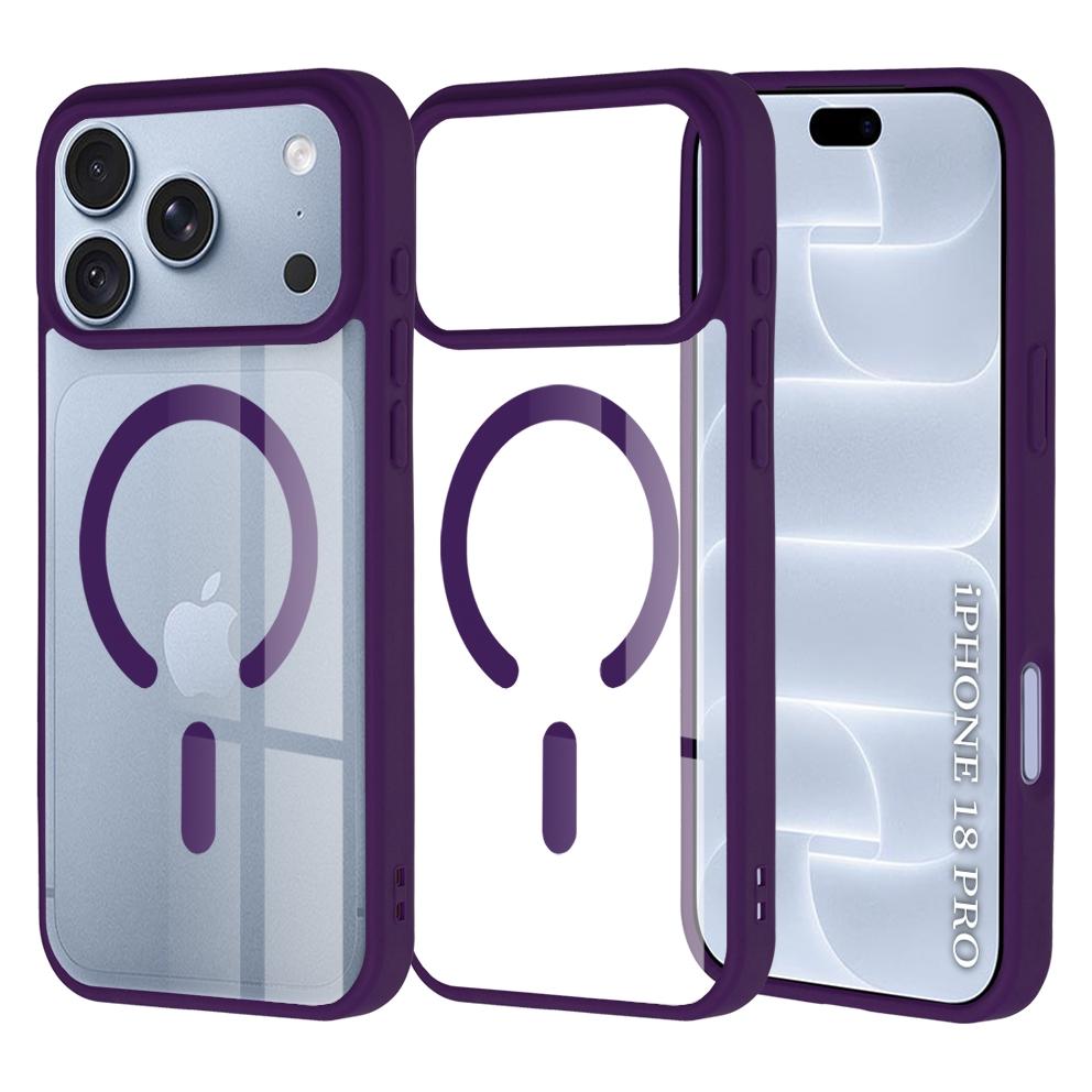 Techsuit - MagSafe Pro - iPhone 18 Pro / iPhone 17 Pro - Purple (Apple iPhone 17 Pro, Apple iPhone 18 Pro) (72059920)