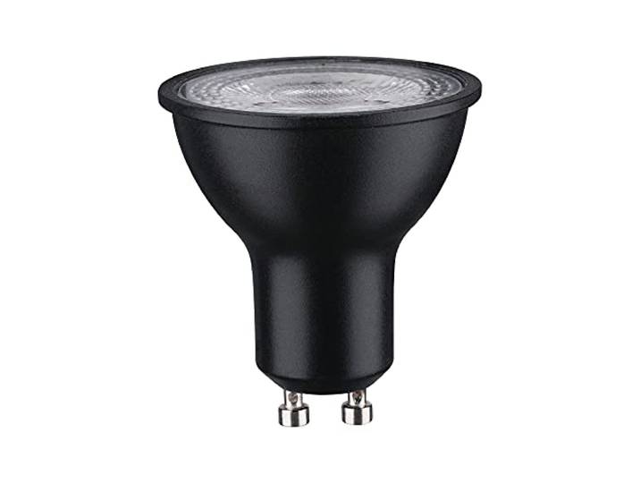 Paulmann 28754 LED Lampe Reflektor RAL9004 7W dimmbar Leuchtmittel Schwarz matt effizientes Licht Neutralweiߟ 4000K GU10