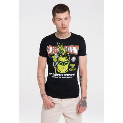 T-Shirt LOGOSHIRT "DC - Green Lantern Power", Herren, Gr. S, schwarz, 100% Baumwolle, bedruckt, normal, Rundhals, Shirts T-Shirt, mit Green Lantern-Print