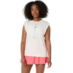 ASICS Damen Shirt GAME SEASONAL GRAPHIC TOP, Größe L in Schwarz 102