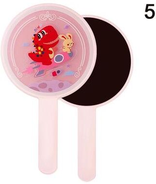 Uplift Picks Heart Shaped Makeup Mirror Portable Metallic Handheld Vanity Mirror e
