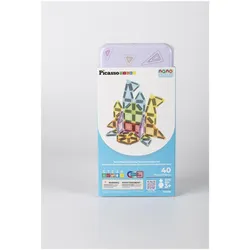 Default Magnetic Nano Tiles set 40 pcs in tin box