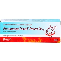 Pantoprazol Dexcel Protect 20 mg 14 ST