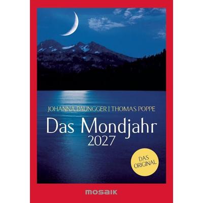 Das Mondjahr 2027 - s/w Taschenkalender