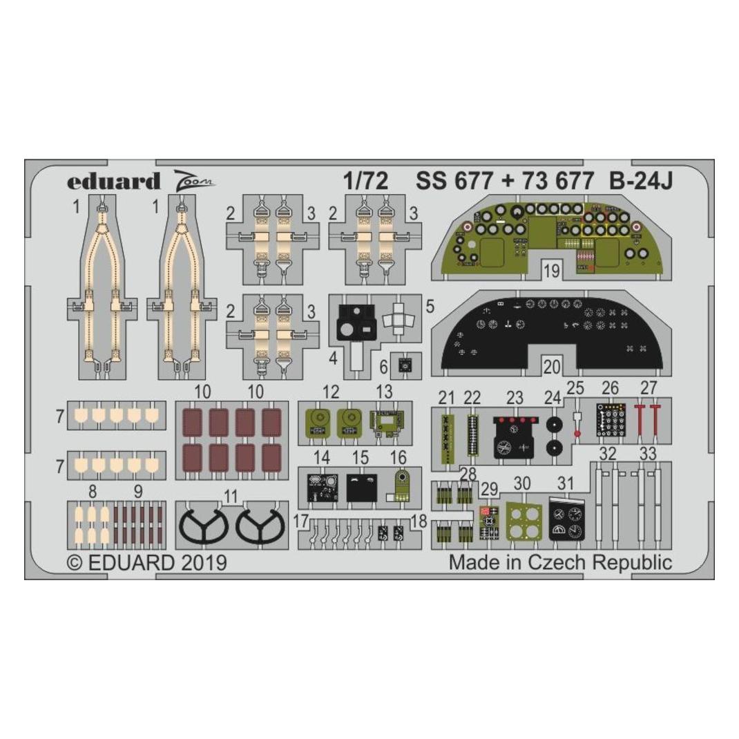 Eduard B-24J for Hasegawa (SS677)
