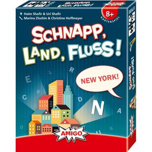 Amigo Kartenspiel 07930, Schnapp, Land, Fluss!, ab 8 Jahre, 2-6 Spieler