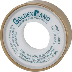 PTFE-Gewindedichtband (DVGW) FERMIT GoldexBand 12,7mm x 13,3m
