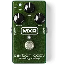 Mxr Effektgerät M169 Carbon Copy Analog Delay Pedal mit Netzteil (Bass, Gitarre), Effektpedal, Grün