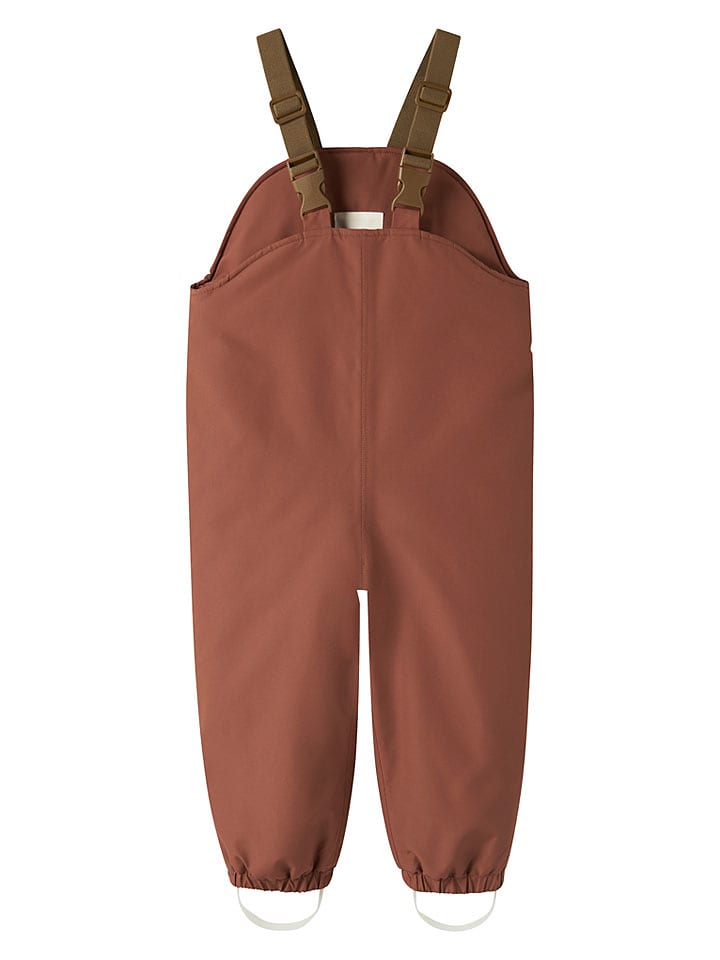 Lil Atelier Regenhose "Lasnow" in Hellbraun - 104
