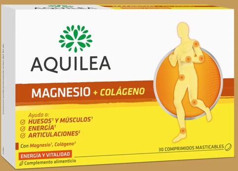 Aquilea Magnesio + Colágeno Comprimidos Masticables Limón