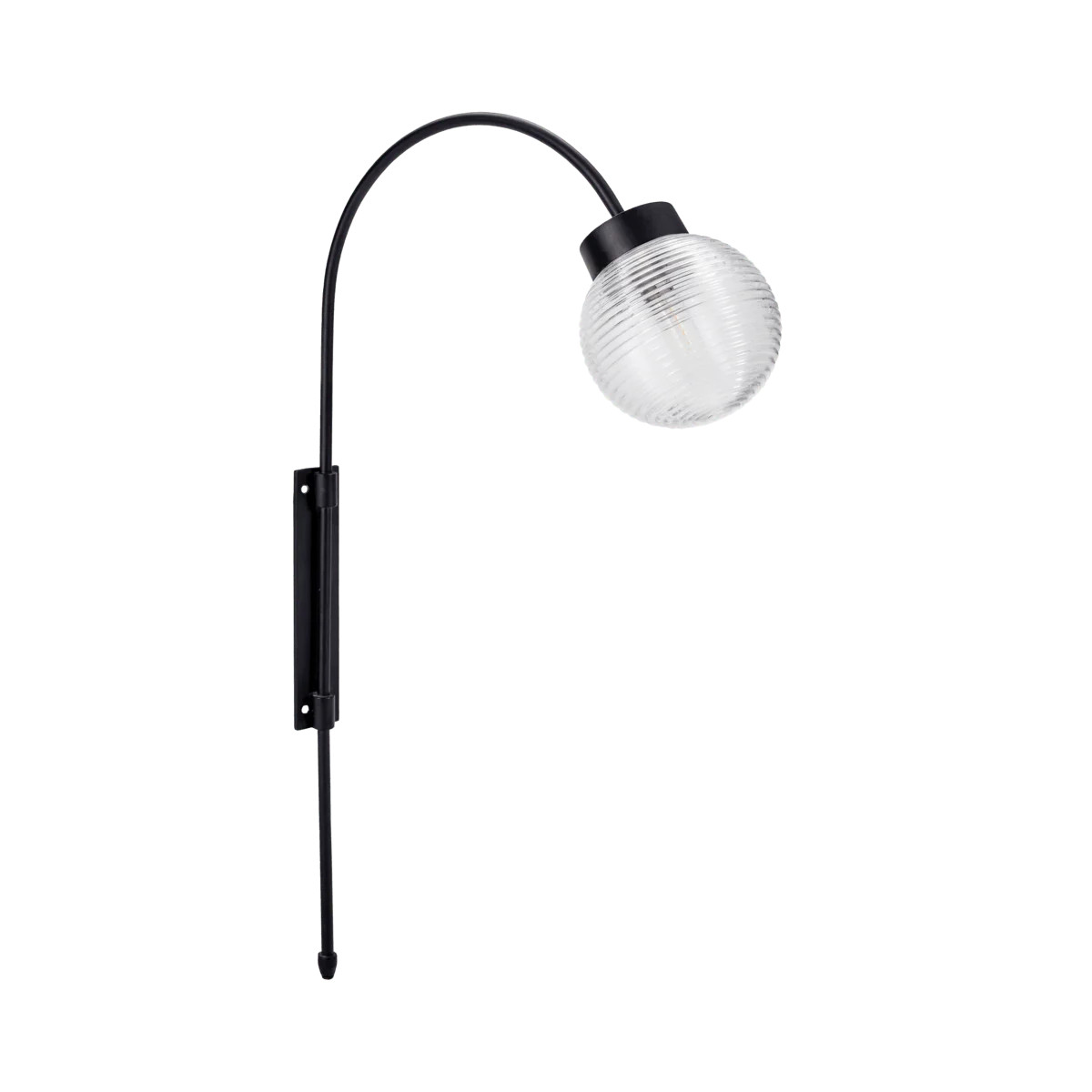 House Doctor Gaia wandlamp zwart en transparant