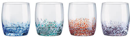 Anton Studios Anton Studio Designs Set of 4 Speckle DOF Tumblers