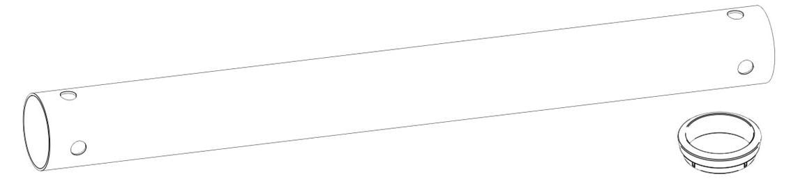 B-Tech BT7850 Wandbeugel, zwart, max. 140 kg